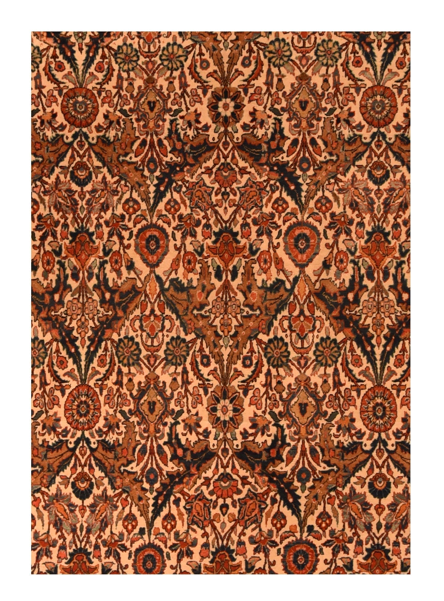 Antique Kashan Rug 7'6'' x 10'2''
