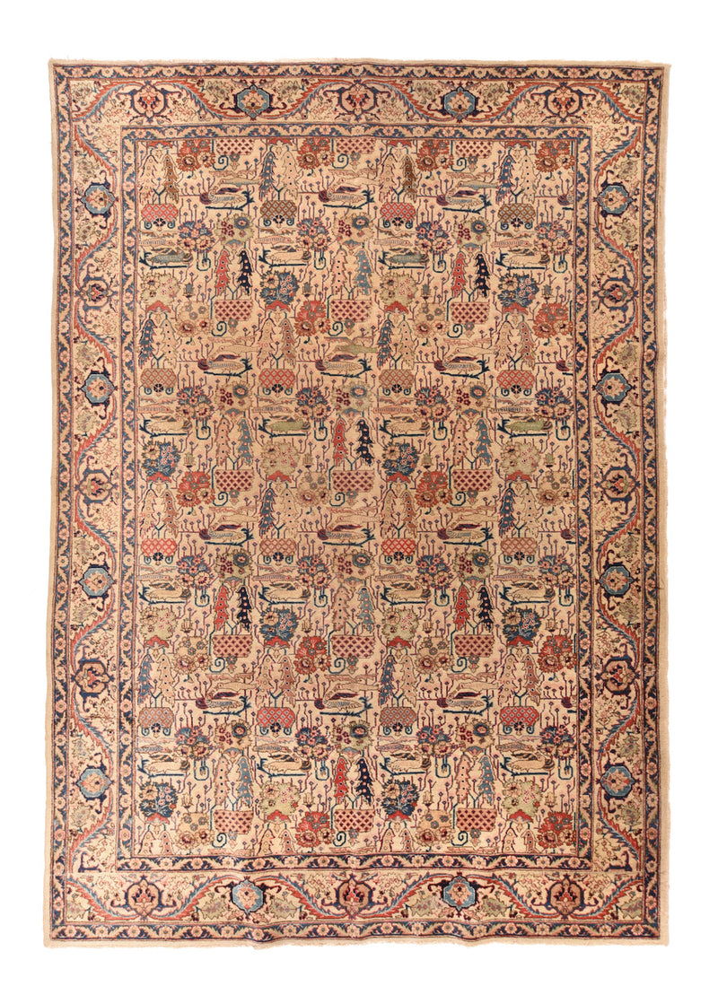 Antique  Tabriz Rug 7' 8
