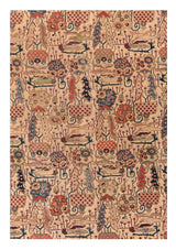 Antique  Tabriz Rug 7' 8" x 10' 9"