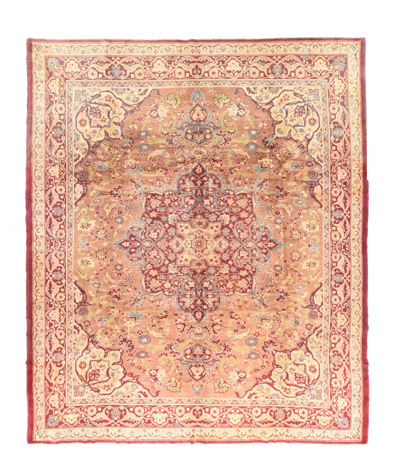 Antique Agra Rug 9'11'' x 11'8'' circa 1890