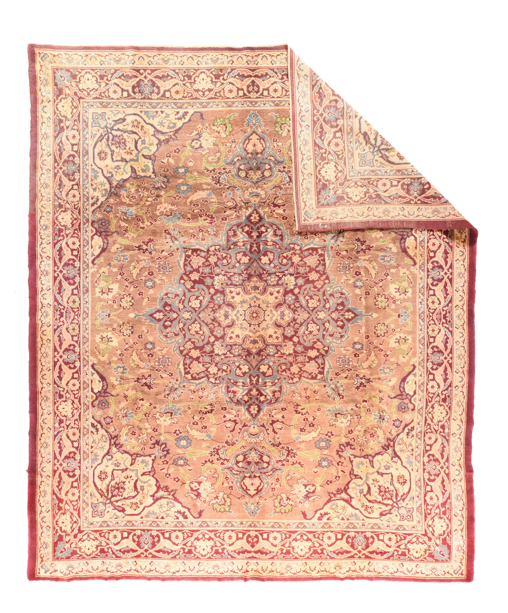 Antique Agra Rug 9'11'' x 11'8'' circa 1890