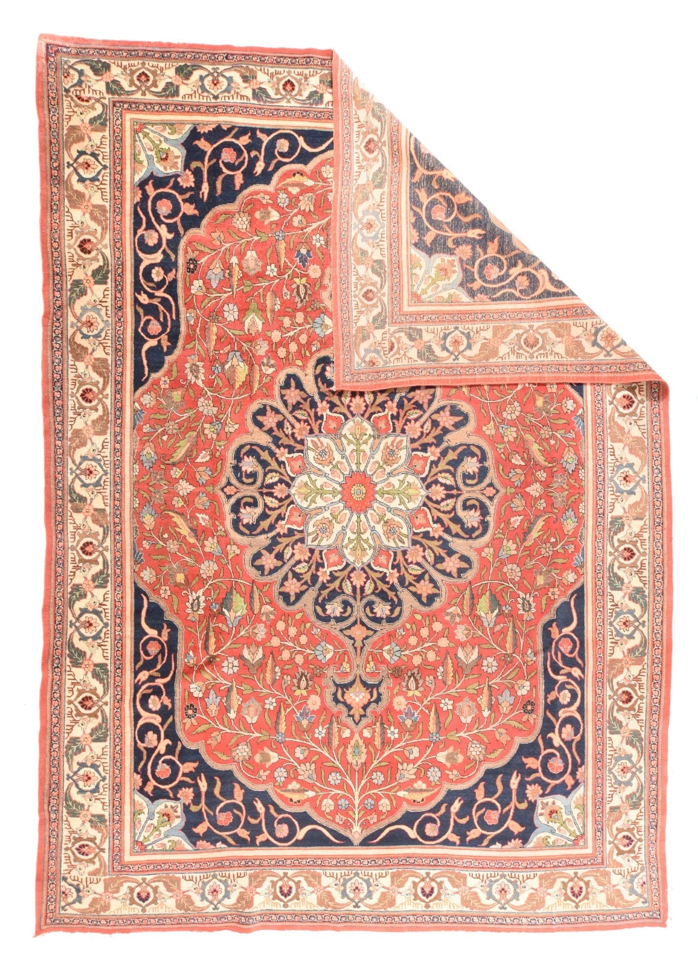 Antique Tabriz Rug 8'6'' x 11'6''
