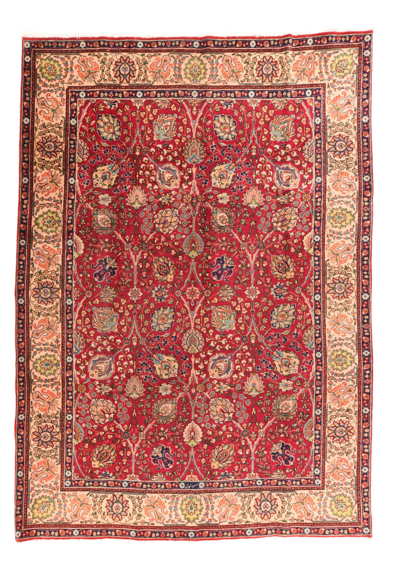 Vintage  Tabriz Rug 7'11'' x 11'3''