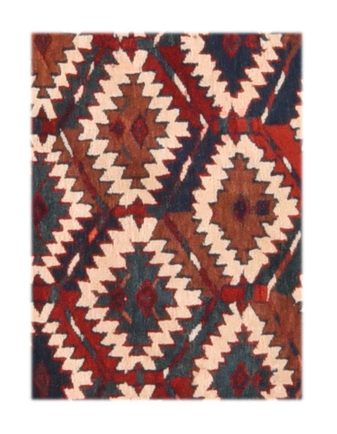 Antique Turkmen Azmalik Rug 2'1'' x 3'1''