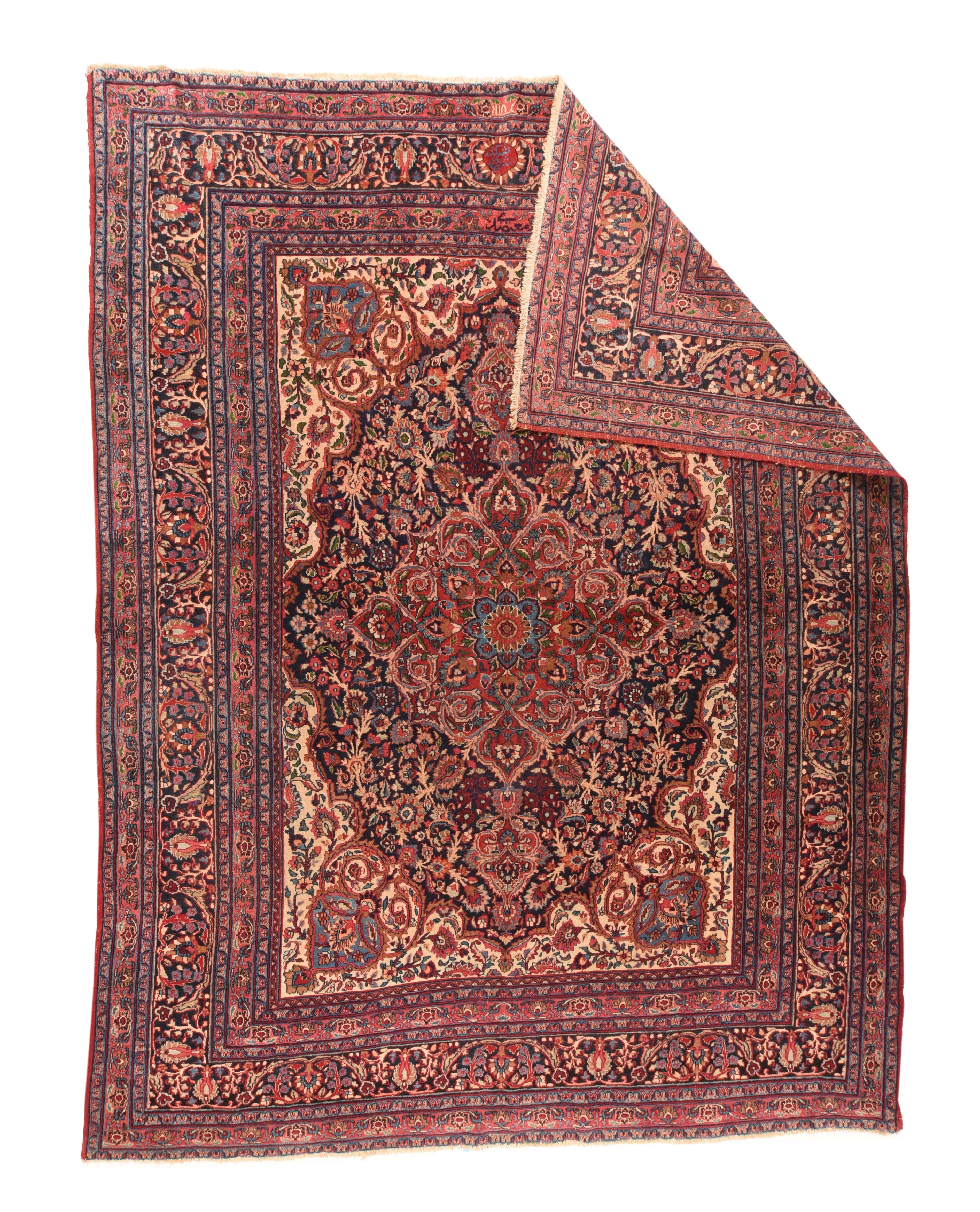 Antique Mashad Rug 8'7'' x 11'3''