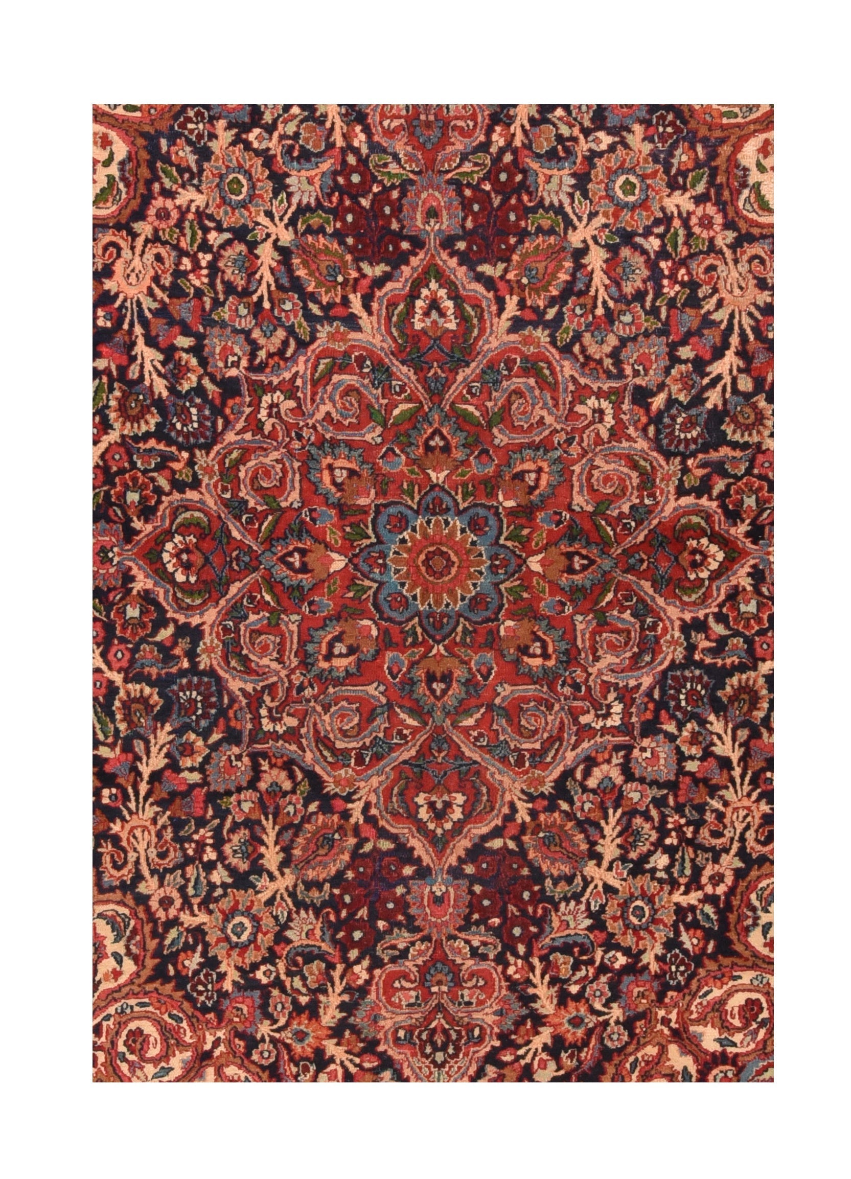 Antique Mashad Rug 8'7'' x 11'3''