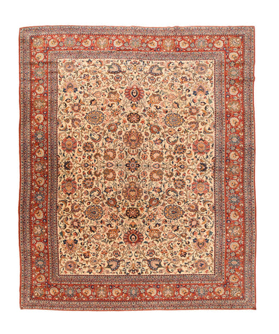 Fine Antique  Kashan Rug 10'11'' x 14'0''