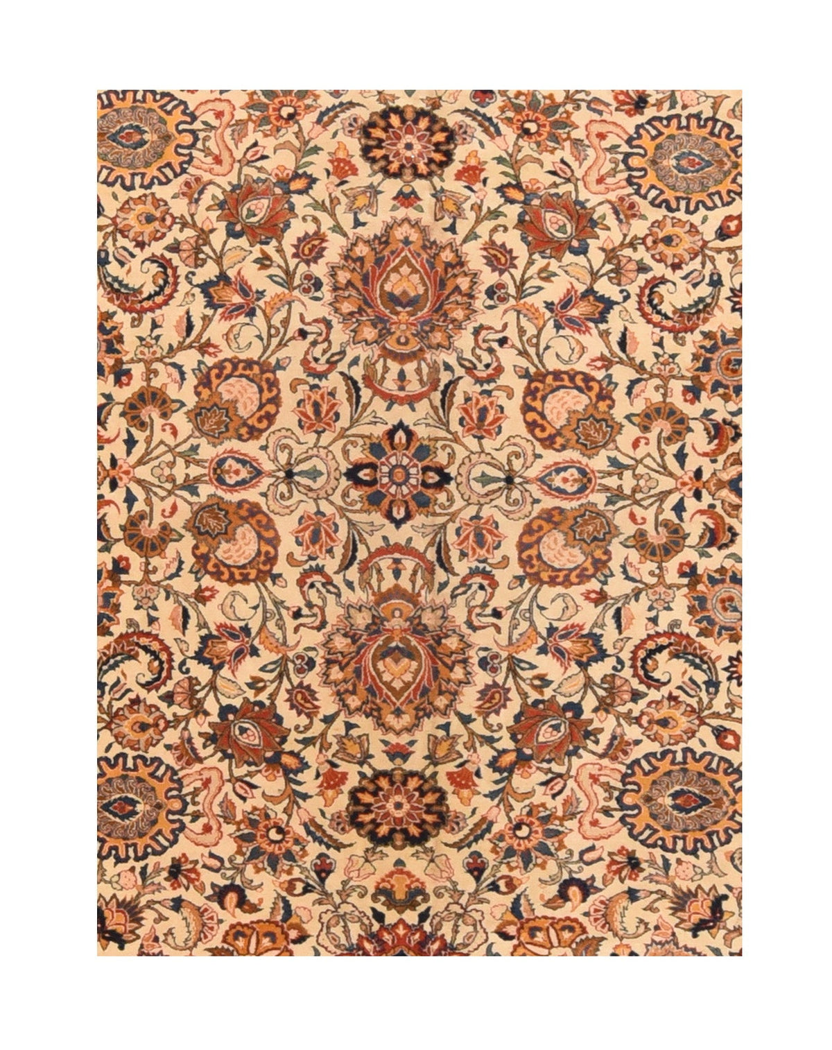 Fine Antique  Kashan Rug 10'11'' x 14'0''