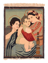 Vintage  Tabriz Pictorial 2'1'' x 2'4''