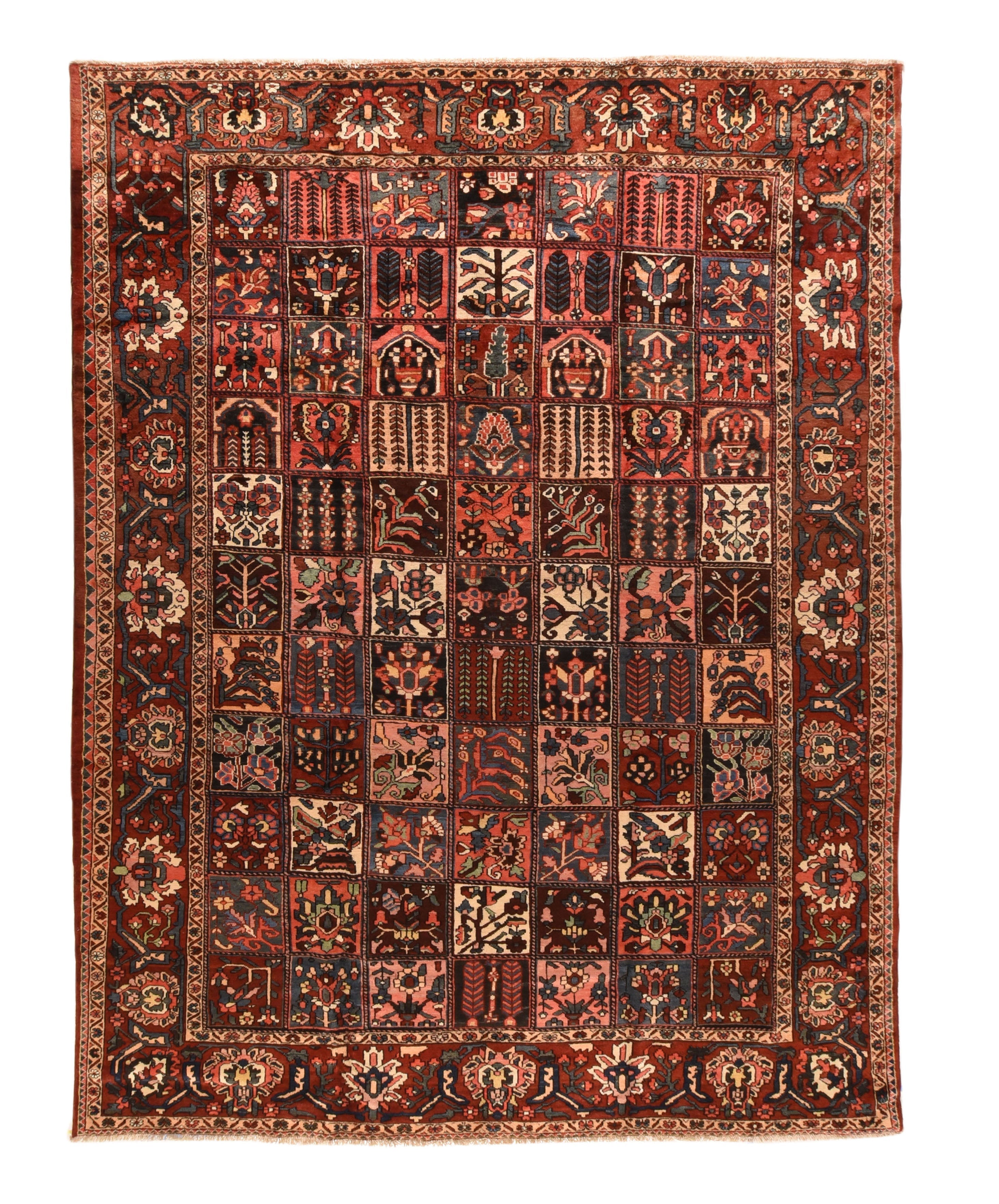 Vintage Bakhtiari Rug 10'9'' x 14'0''