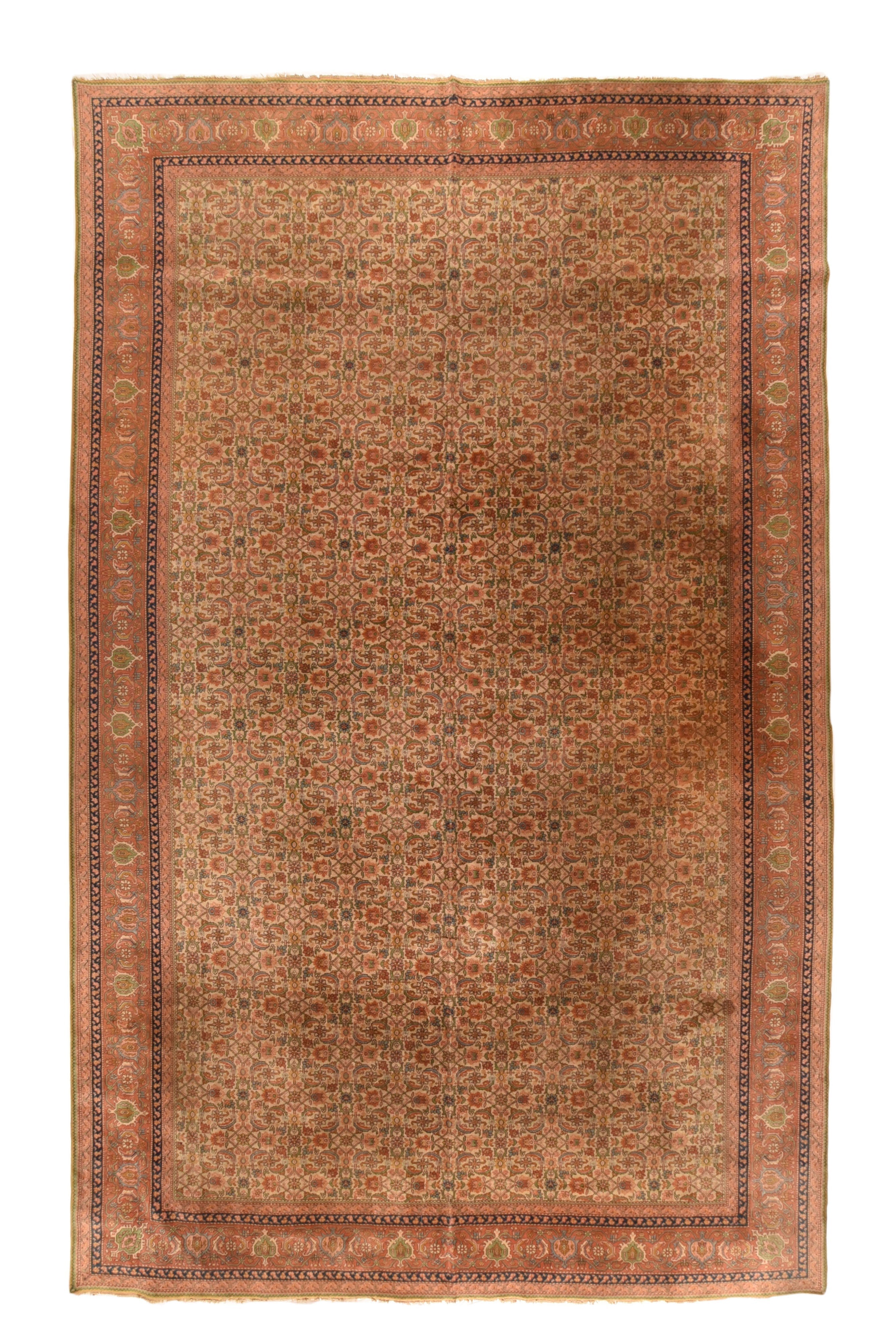 Vintage Tabriz Rug 10'1'' x 16'0''