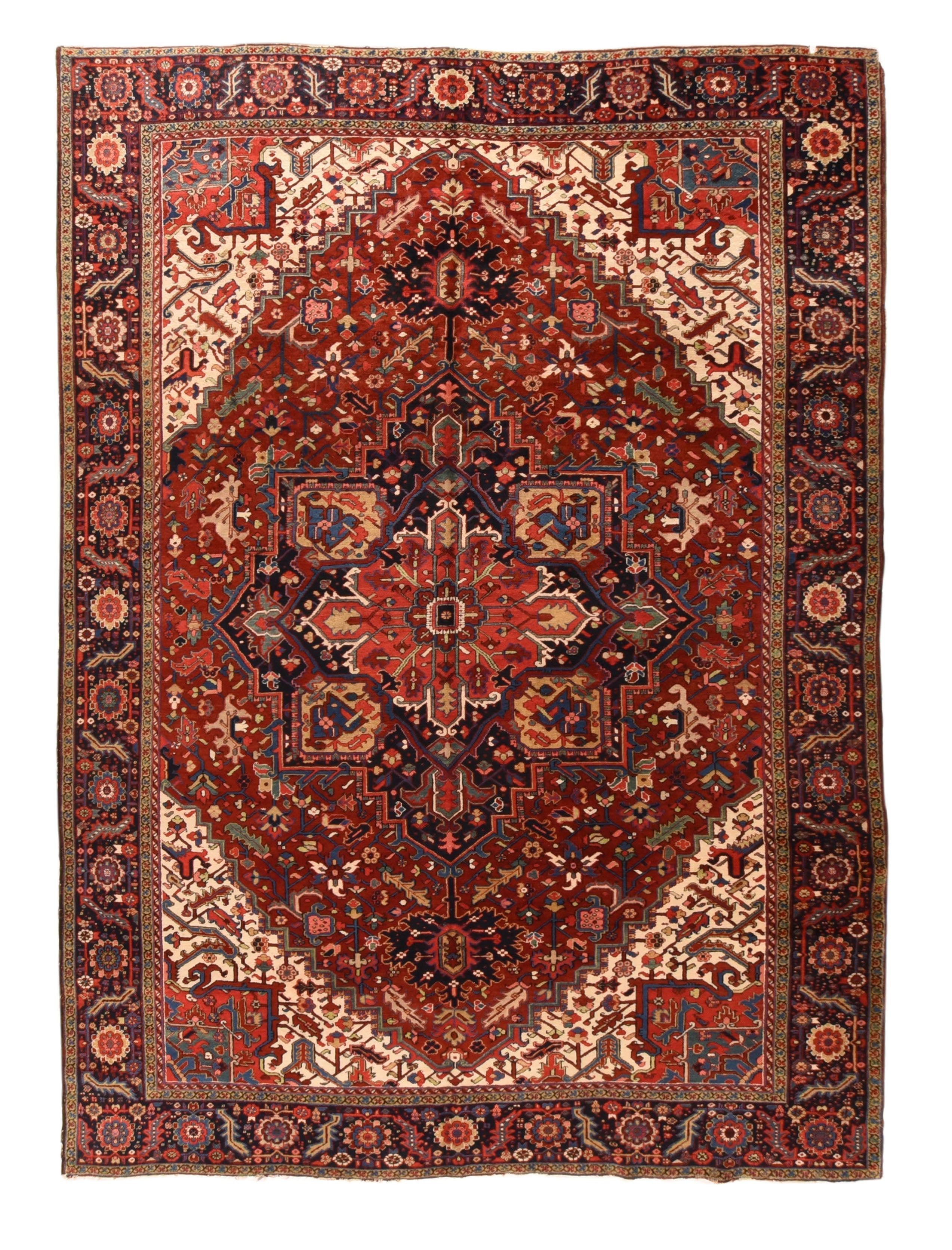 Vintage Heriz Rug 9'7'' x 13'0''