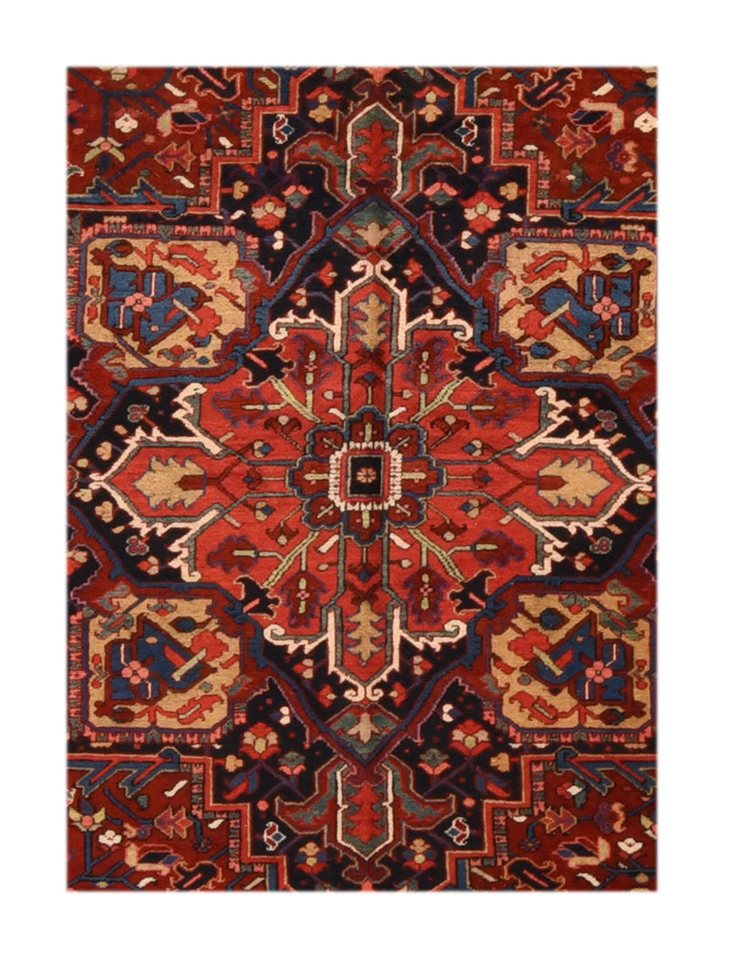 Vintage Heriz Rug 9'7'' x 13'0''