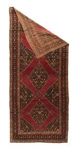 Antique Caucasian Karabagh Rug 6'6'' x 14'7''