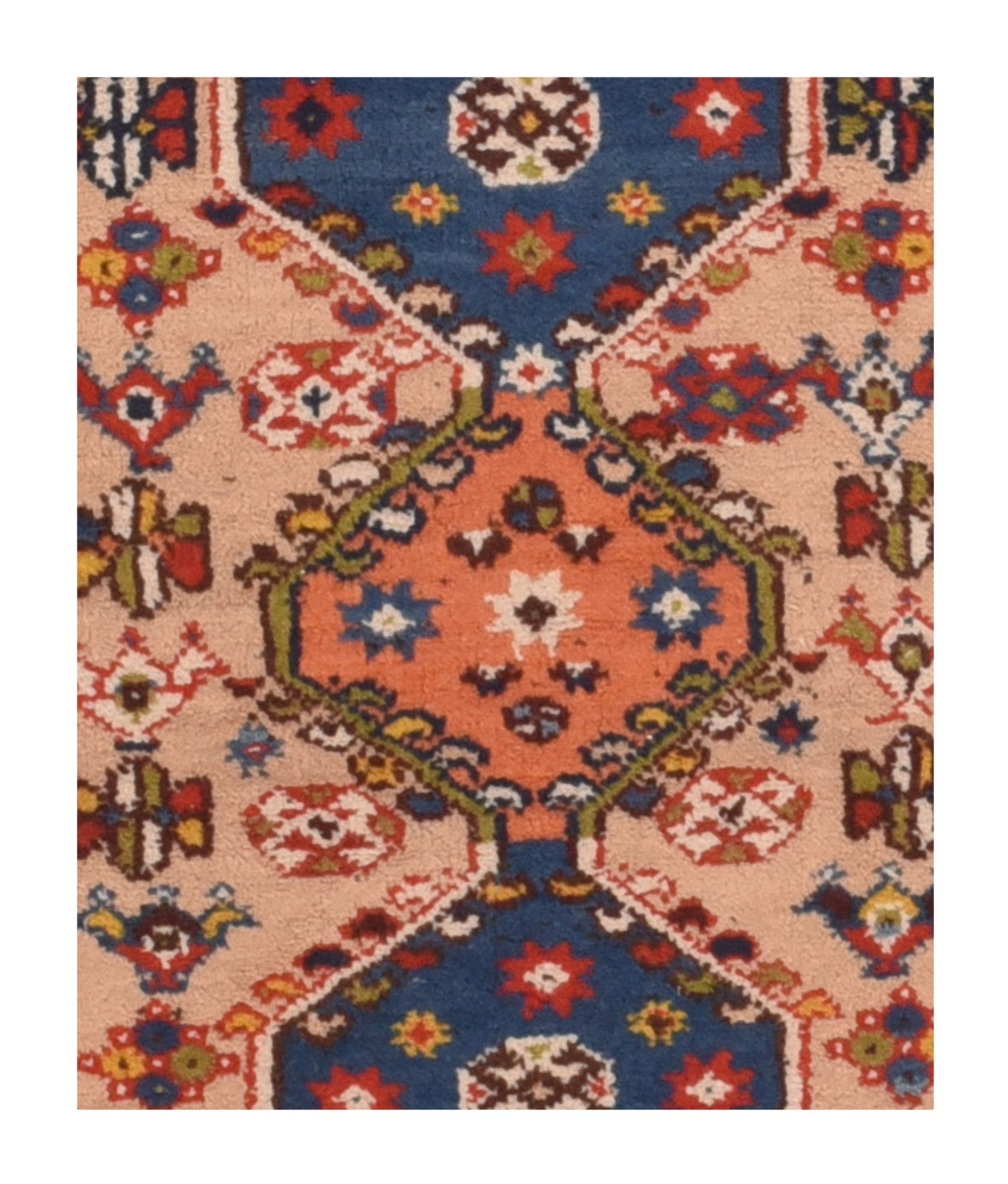 Fine Vintage Persian Ardebil Rug 1'11'' x 2'11''