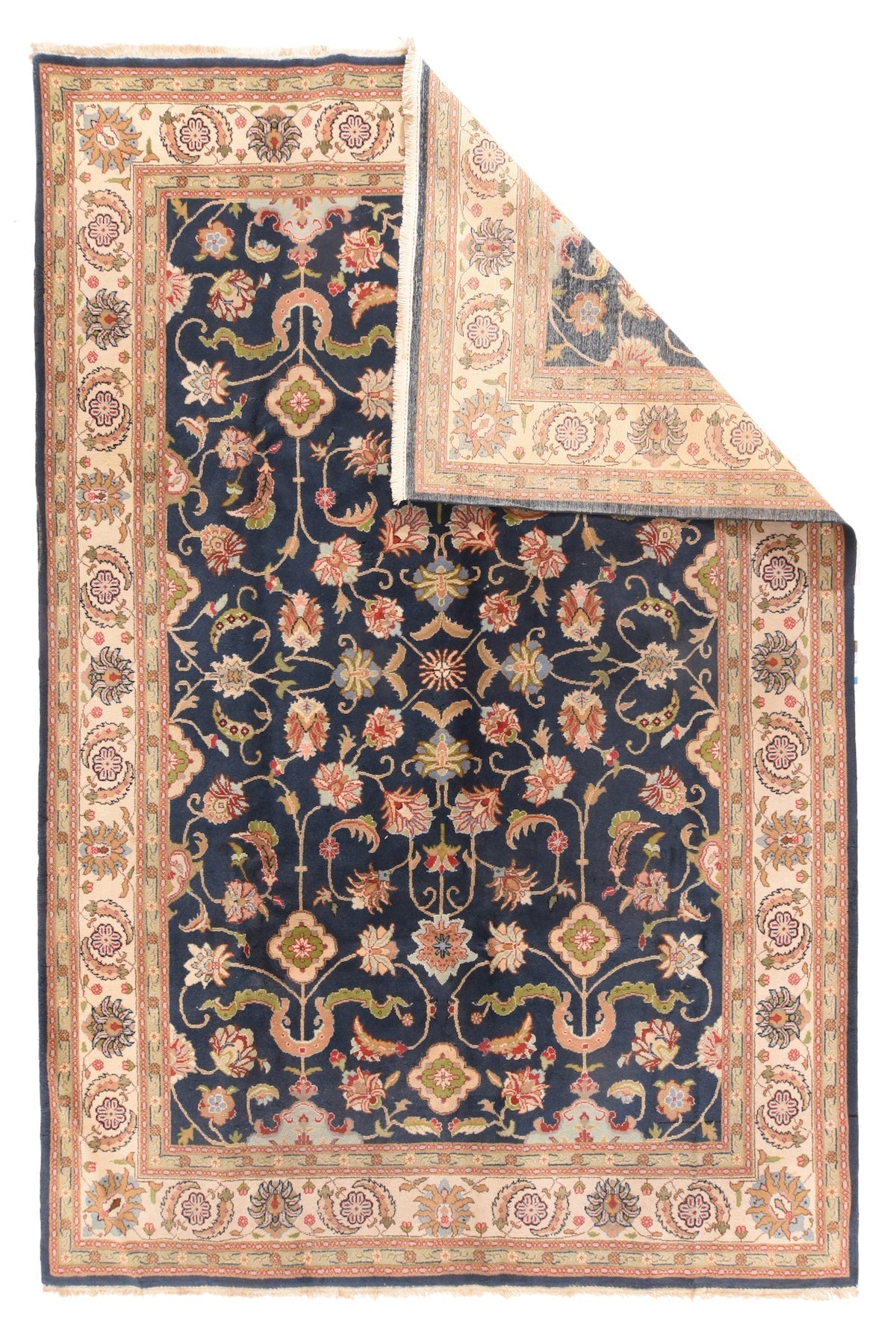 Vintage Kashan Rug 7'8'' x 10'7''