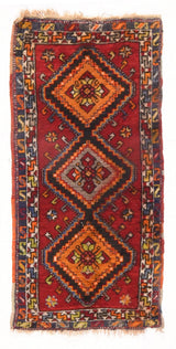 Vintage Oushak Rug 1'8'' x 3'7''