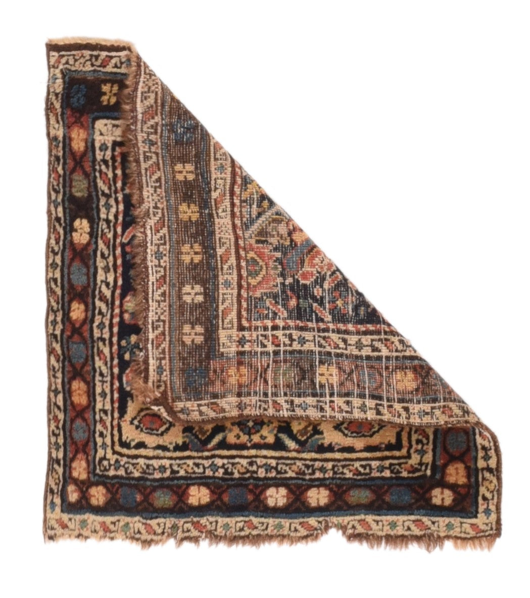 Antique Caucasian Kurdish Rug 1'9'' x 1'9''