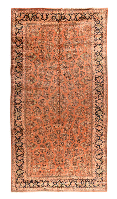 Antique Sarouk Rug 8'11'' x 17'8''