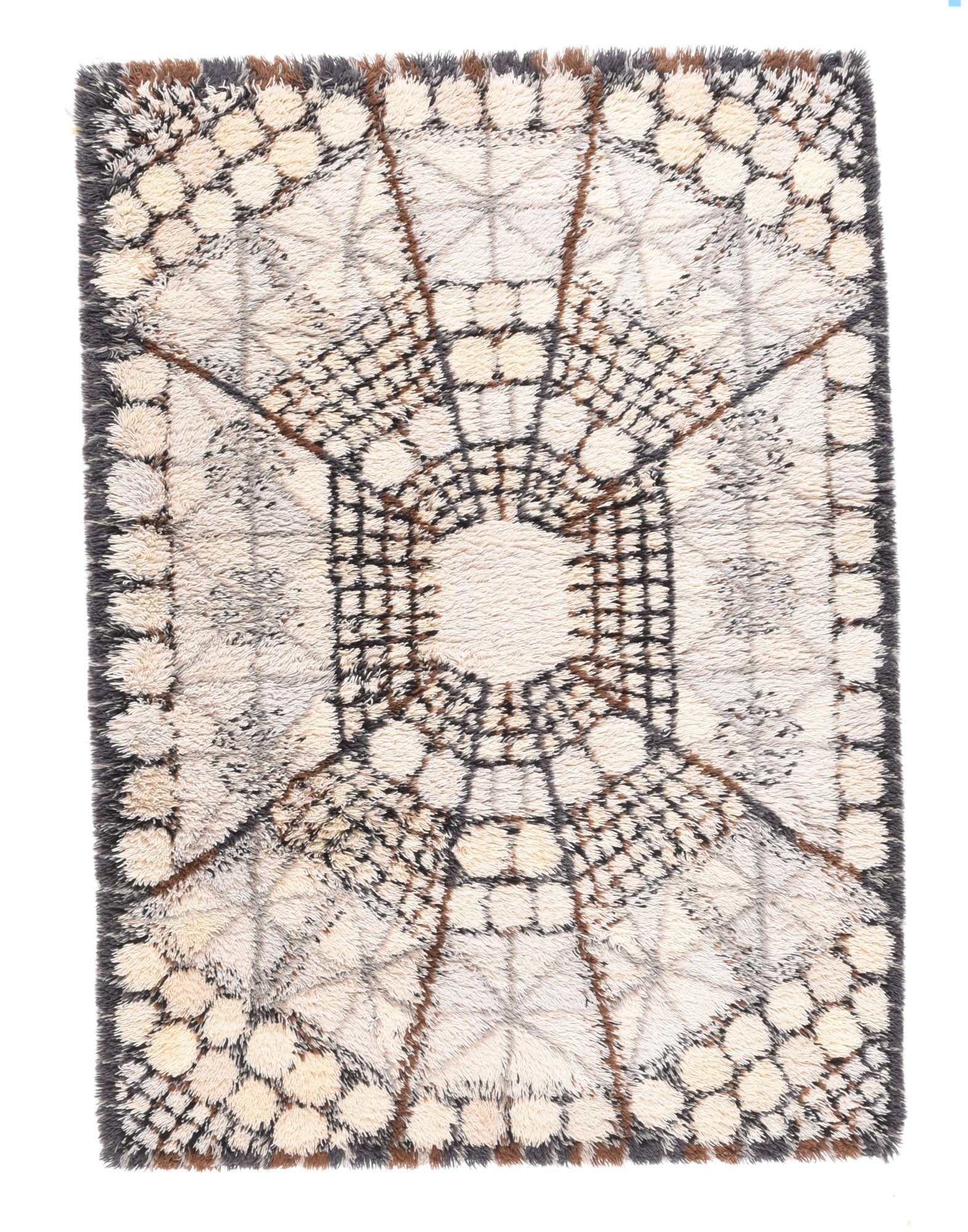 Vintage Swedish Rug 4' x 5'8''