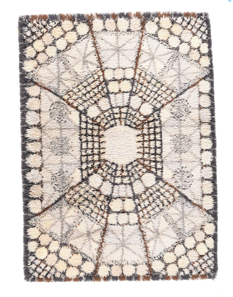 Vintage Swedish Rug 4'0