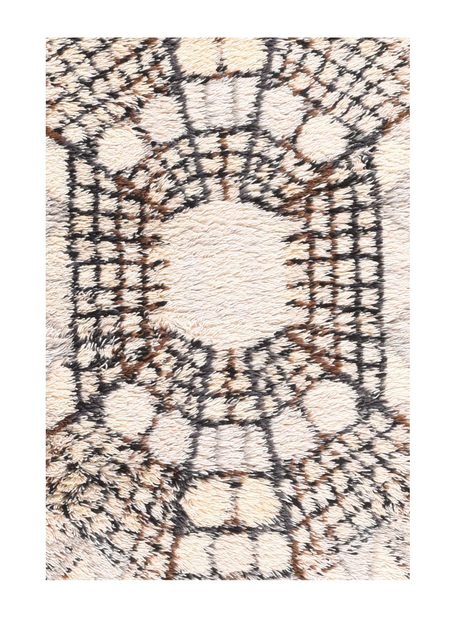 Vintage Swedish Rug 4'0" x 5'8''