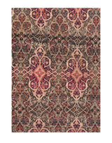 Antique Salmon Lavar Kerman Rug 4'8'' x 7'3''