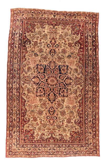 Antique Lavar Kerman Rug 8'0'' x 12'8''