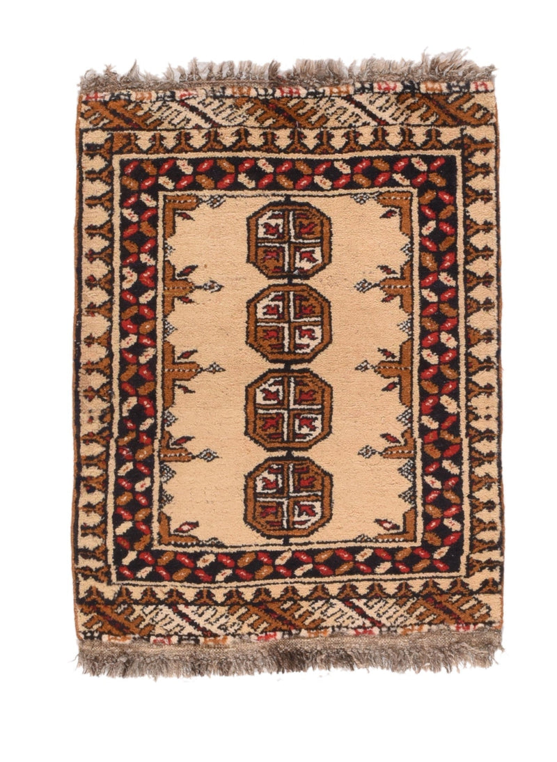 Vintage Pak Bokara Rug 1'10'' x 2'3''