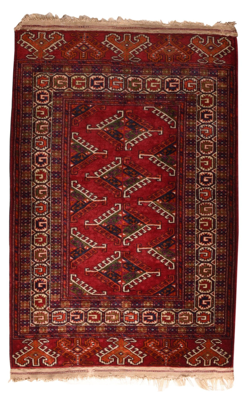 Vintage Bokara Rug 2'9'' x 4'1''