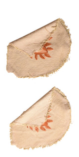 Vintage French Tapestry (Pair) 1'6'' x 1'6''