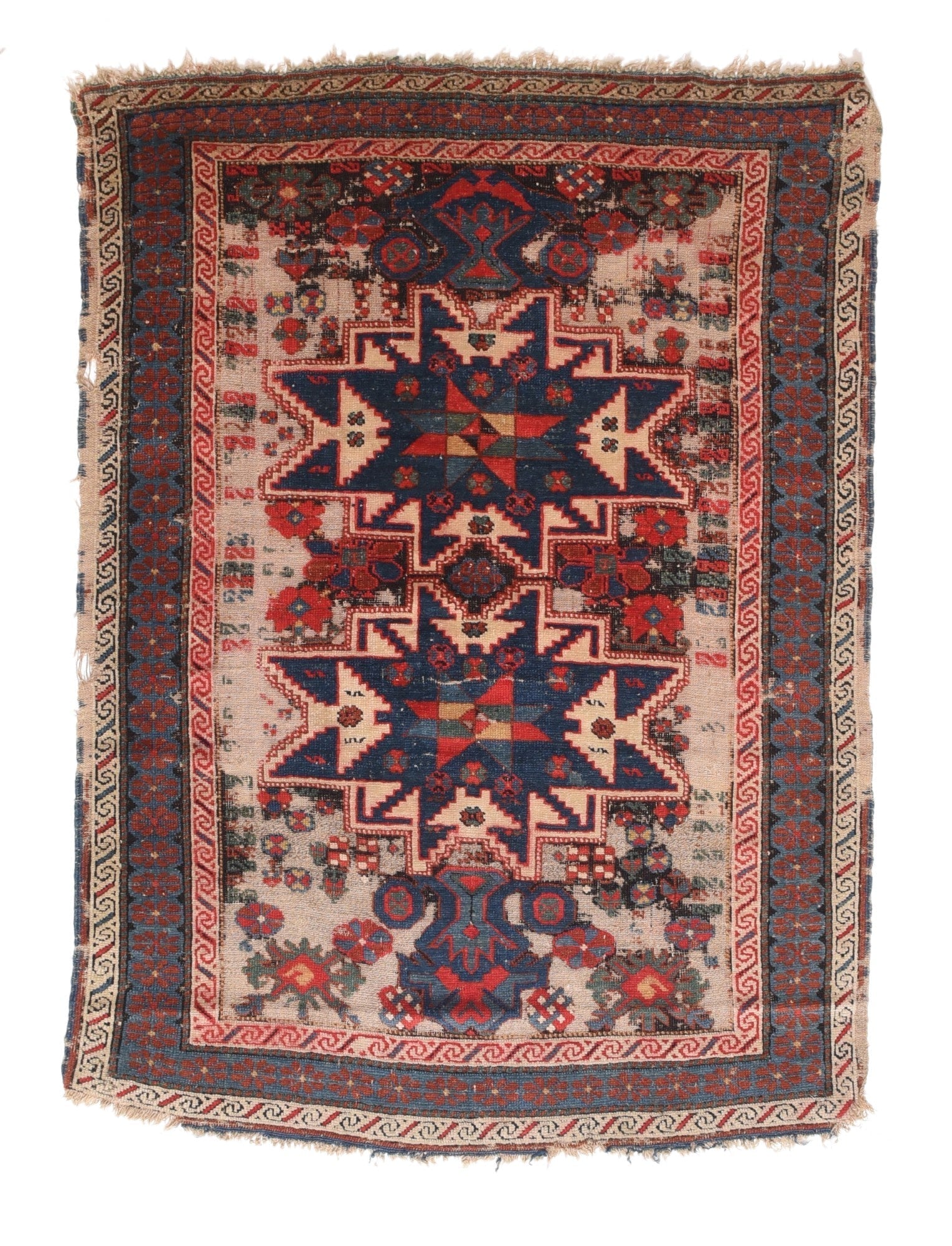 Antique Russian Shirvan Rjug 3'7'' x 4'10''