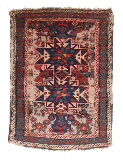 Antique Shirvan Rug 3'7'' x 4'10''