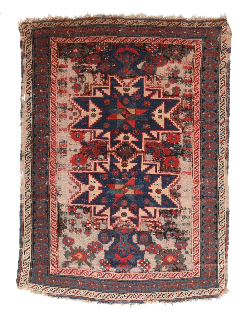 Antique Shirvan Rug 3'7'' x 4'10''