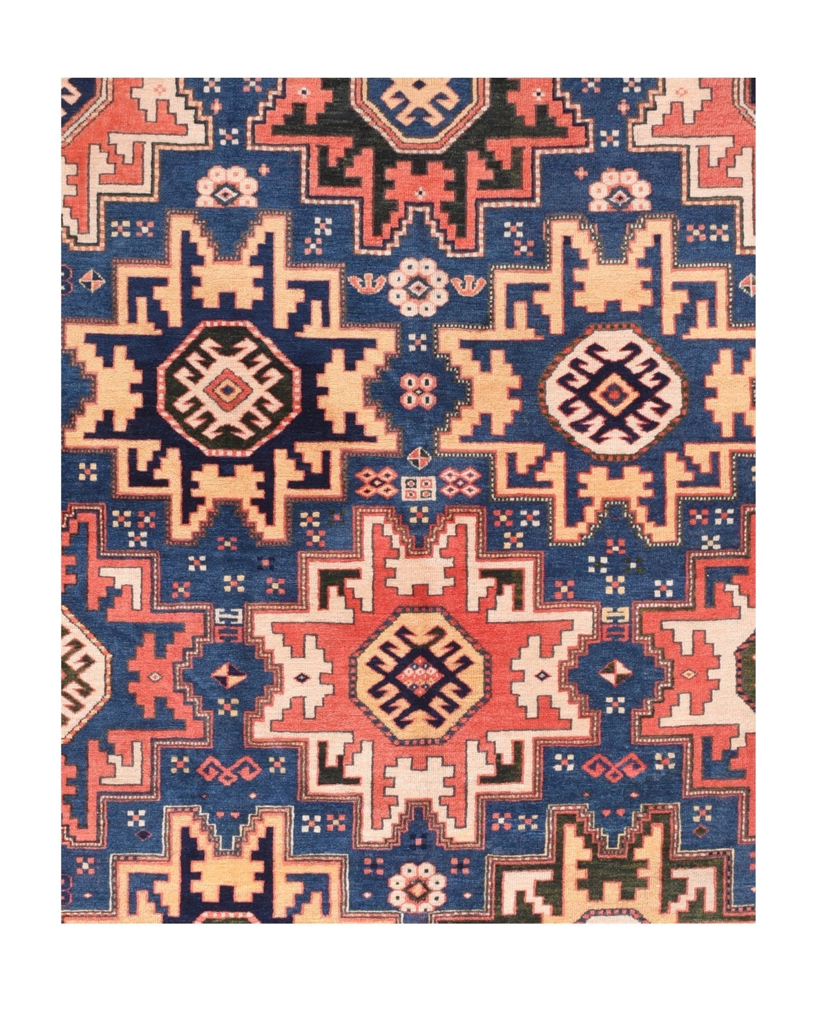 Antique Shirvan Caucasian Rug 6'11'' x 7'11''