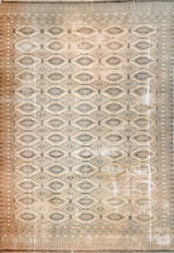 Vintage Pakistani Bokhara Rug 6'9'' x 10'9''