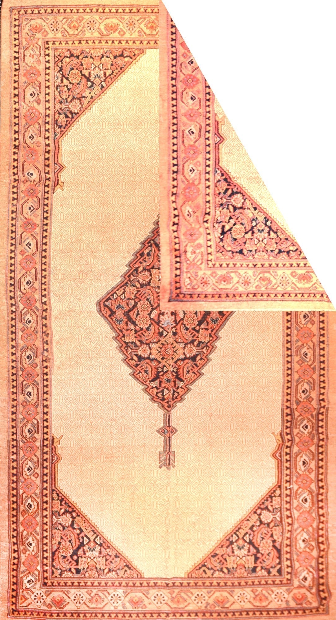Antique Sarab Rug 5'7'' x 10'11''