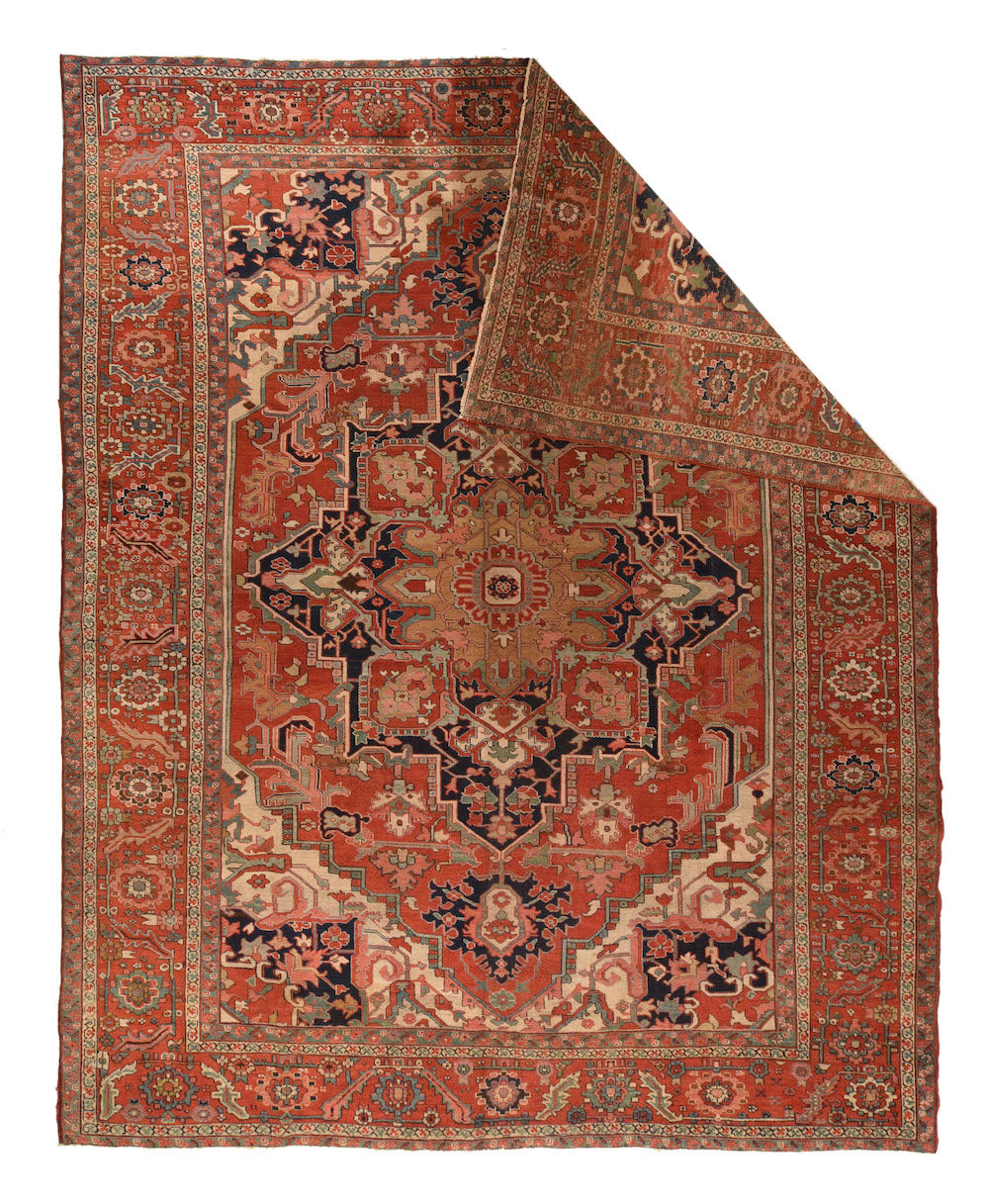 Antique Serapi Rug 9'9'' x 12'6''