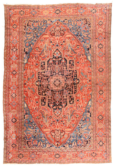 Antique Heriz Serapi Rug 11'7'' x 18'5''