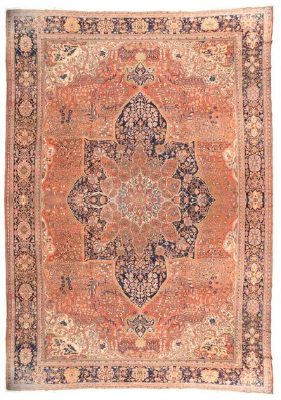 Antique Farahan Sarouk Rug 13'2'' x 19'0