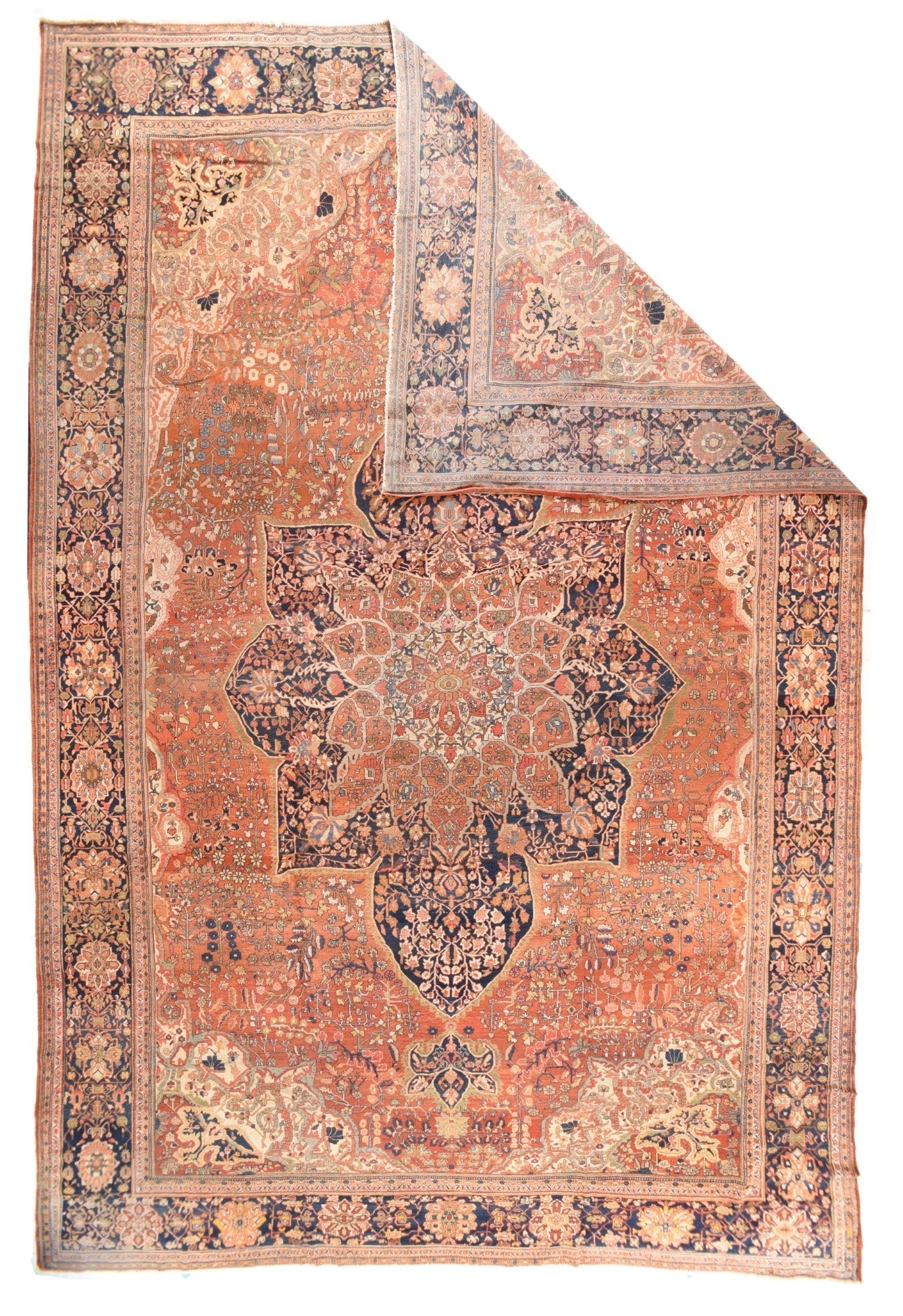 Antique Farahan Sarouk Rug 13'2'' x 19'0"