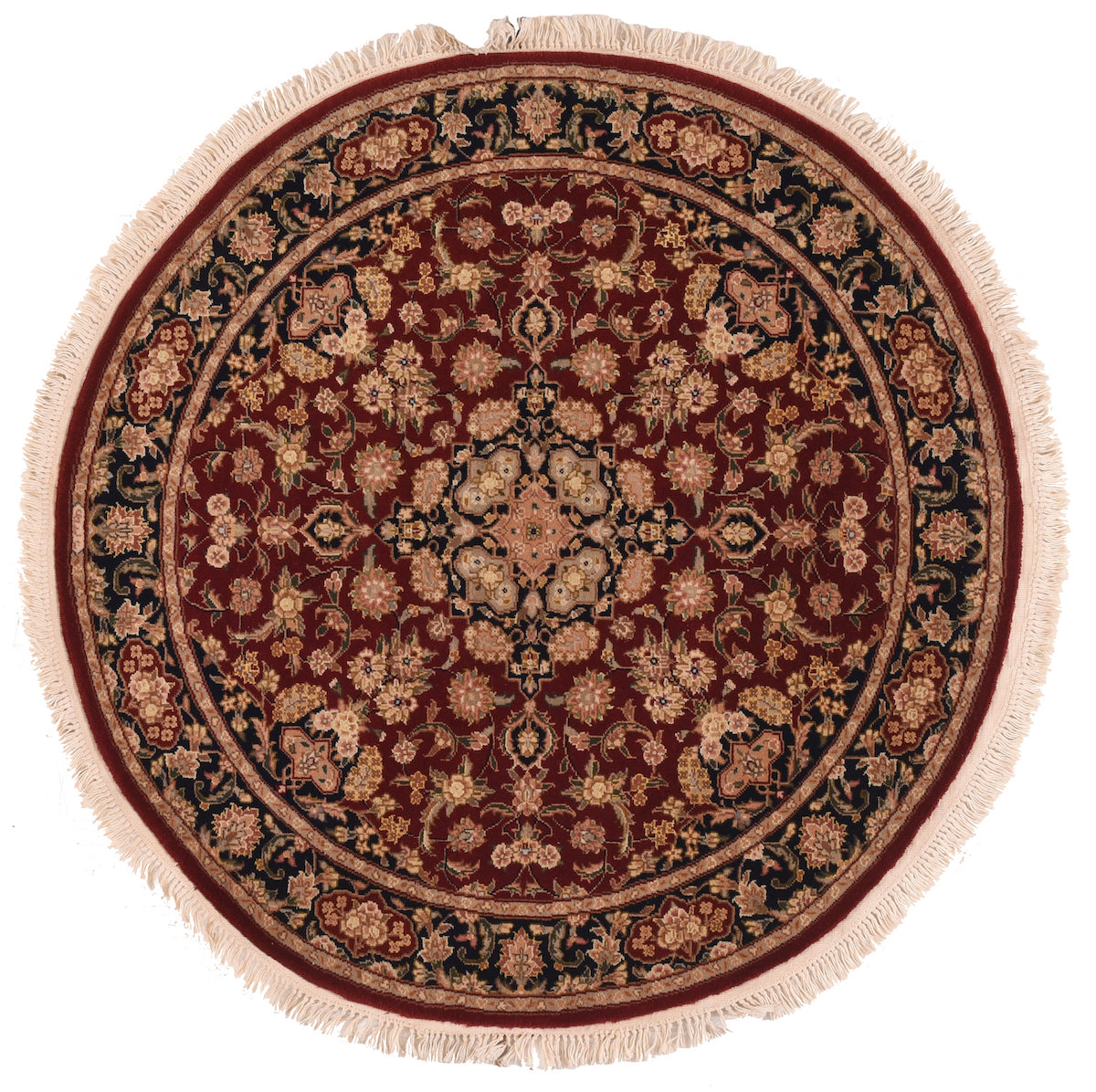 Indian Tabriz Rug 4' x 4'