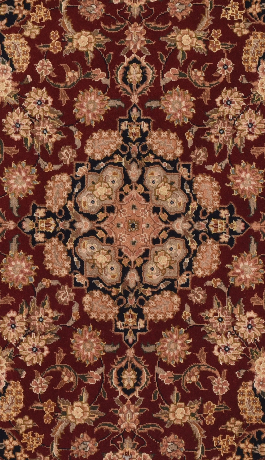 Indian Tabriz Rug 4'0" x 4'0"