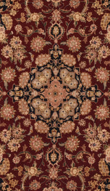 Indian Tabriz Rug 4'0" x 4'0"