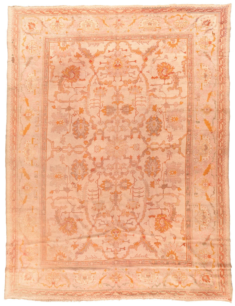 Antique Oushak Rug 11'4'' x 14'4''