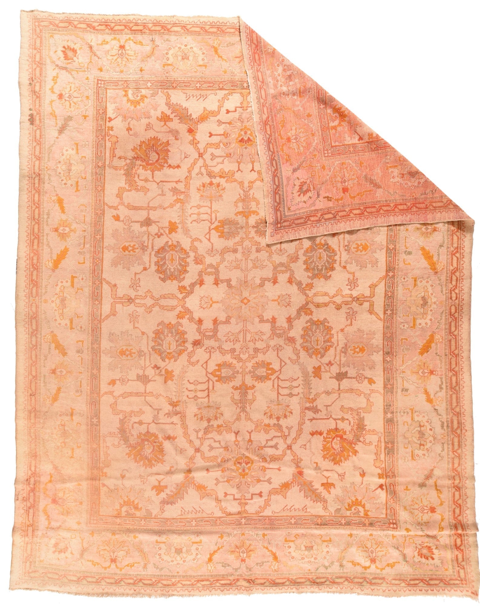 Antique Oushak Rug 11'4'' x 14'4''