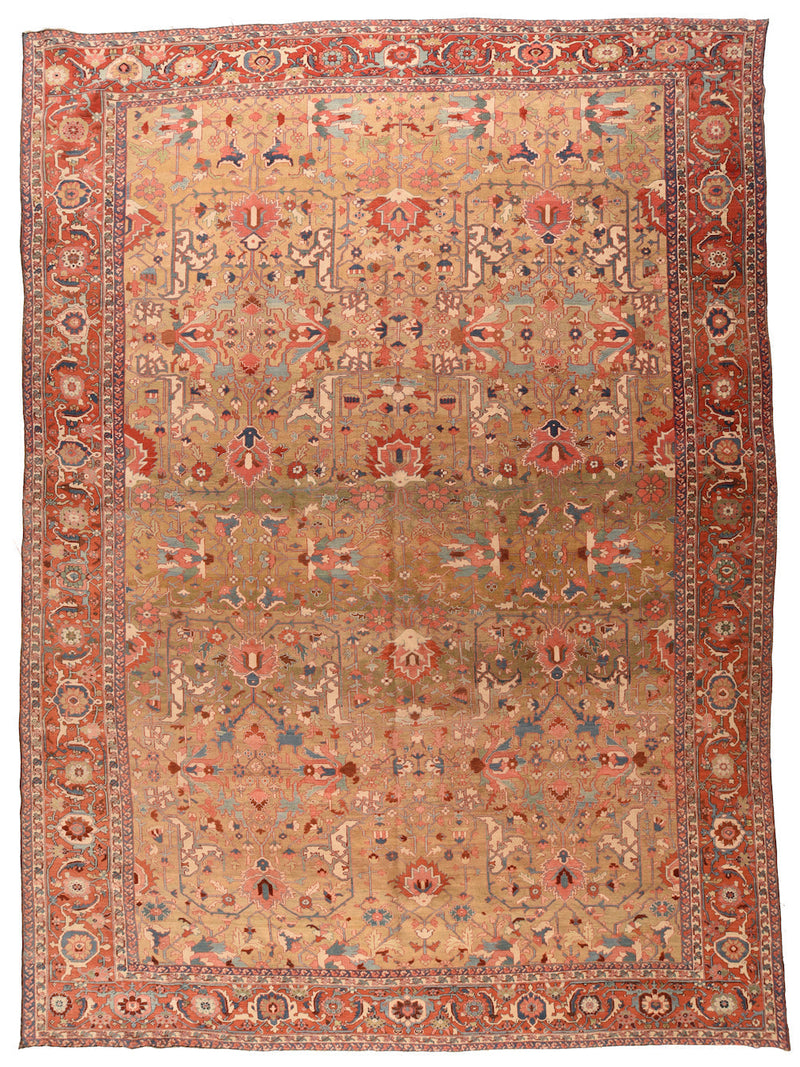 Antique bakhshayesh Rug 11'6'' x 15'0''