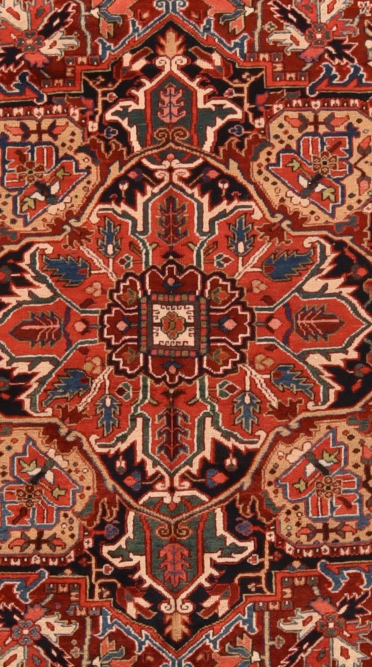 Vintage Heriz Rug 9'7'' x 12'10''