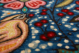 Four Cedar Waxwings Rug