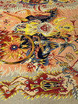 Extremely Fine French Mid Century Tapestry Signed E. Simon Rug 4' 4" x 6' 5"
